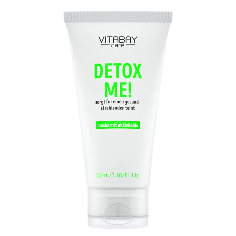 Маска за лице с активен въглен Detox Me, 50 ml