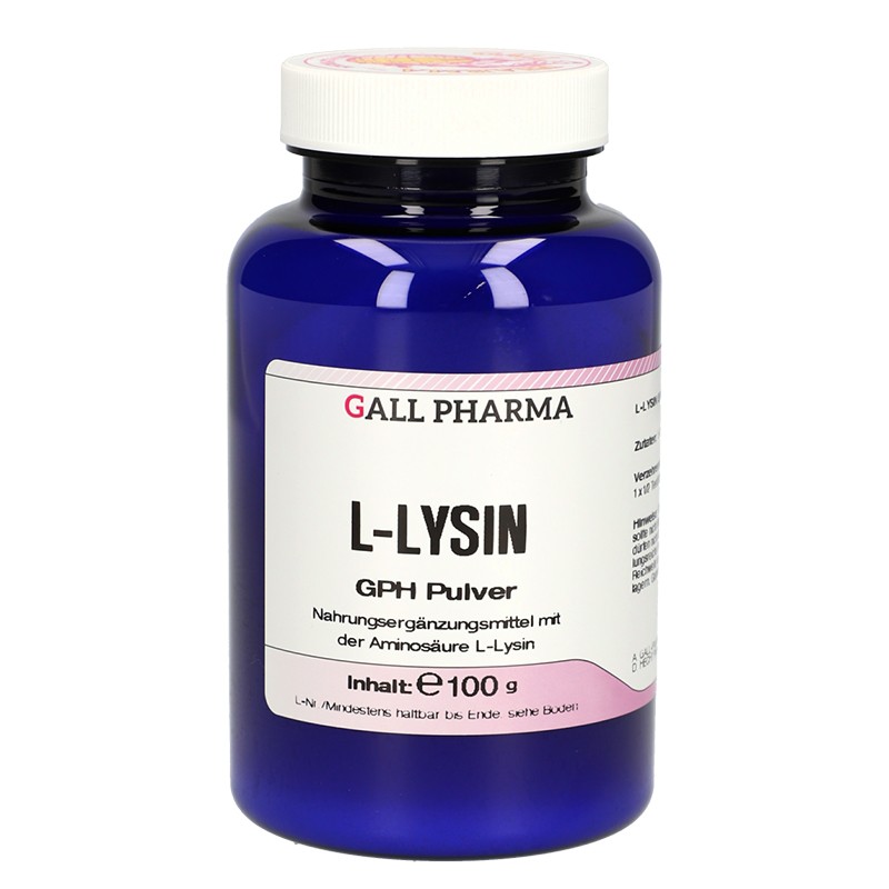 Херпес симплекс, имунно здраве - L-Лизин (L-Lysin), 100 g, прах