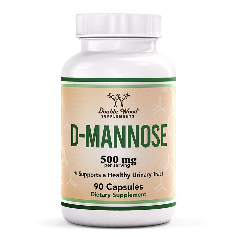 D-Маноза - уринарно здраве и защита от пикочни инфекции, 500 mg, 90 капсули