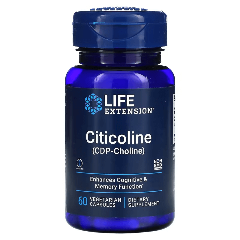 Цитиколин - Cognizin® CDP Choline, 250 mg, 60 капсули