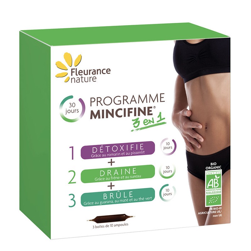 Отслабваща програма Mincifine 3 в 1 БИО, 30 ампули за пиене_copy