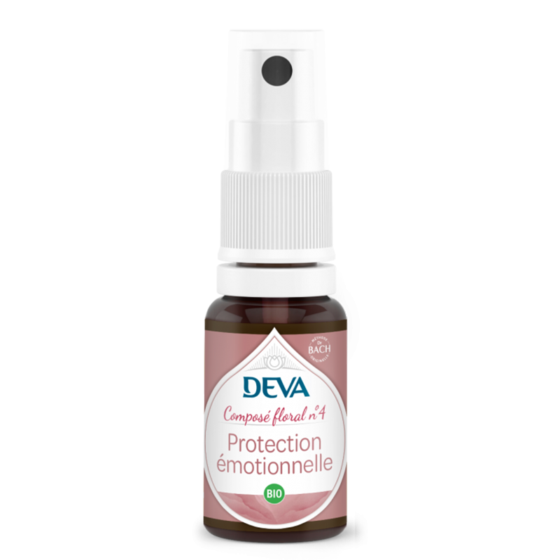 Емоционална защита, цветни есенции по метода на Бах №4, спрей, 15 ml
