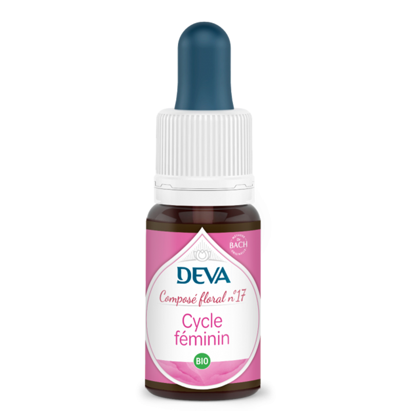 Женски цикъл, флорални есенции, капки по метода на Бах, 15 ml