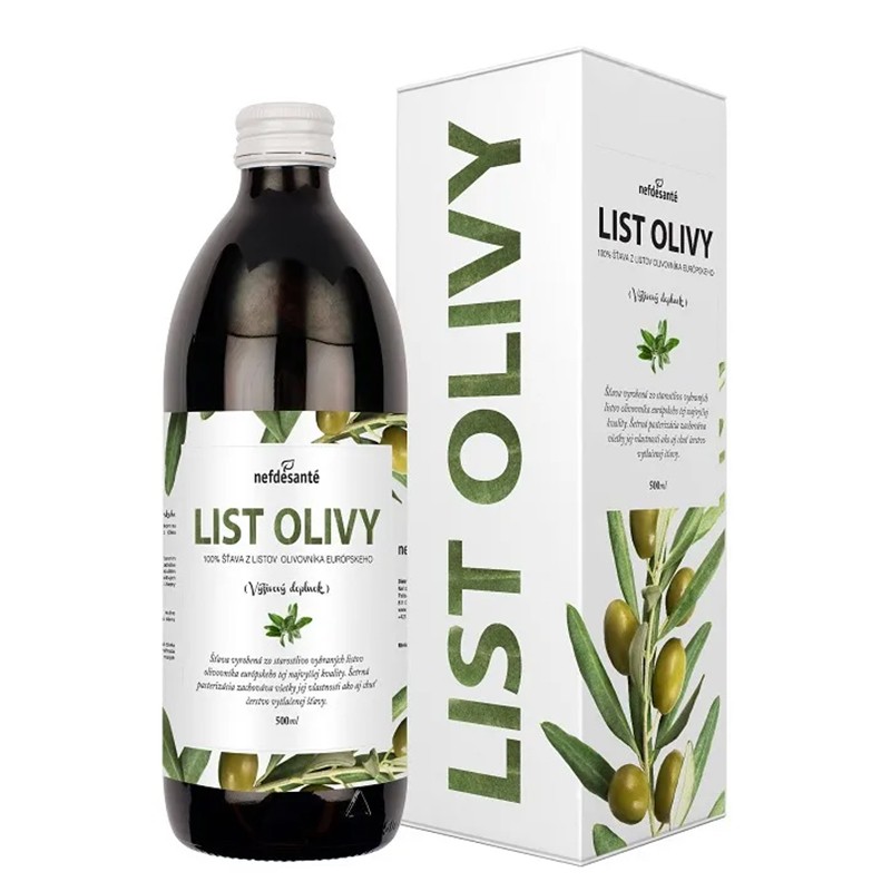 Сок от маслина (лист) – имунно и сърдечносъдово здраве, 500 ml, 16 дози