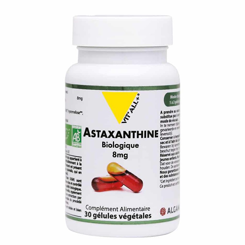 Добро зрение и клетъчно здраве - Астаксантин, 8 mg x 30 капсули