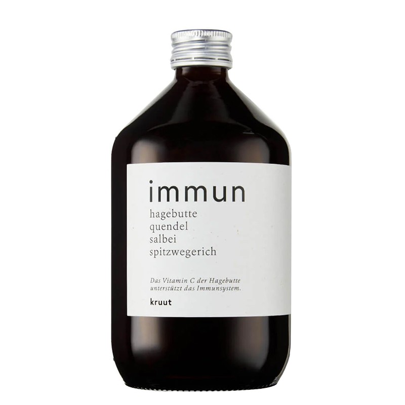Еликсир за силен имунитет - Oxymel Immun с мащерка, живовляк, амла, шипка и салвия, 500 ml, 50 дози