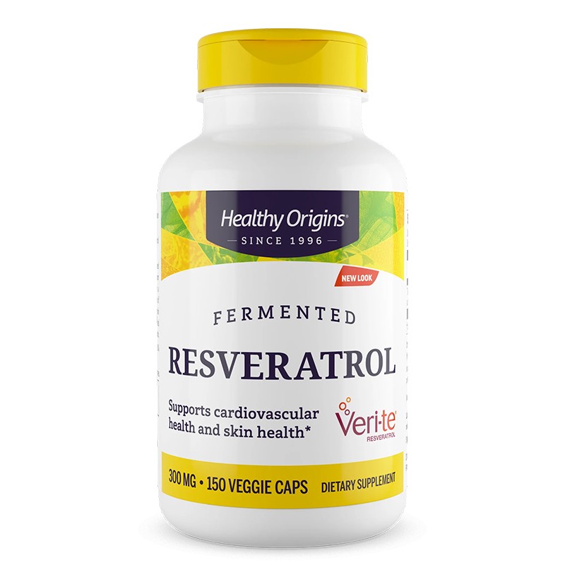 Транс-ресвератрол (98%) Veri-te® – Кръвообращение и клетъчна защита, 300 mg, 150 капсули