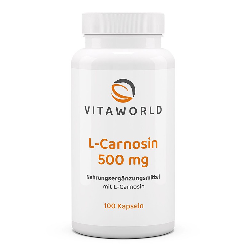L-Карнозин 500 mg – Клетъчна защита и мозъчна функция, 100 капсули