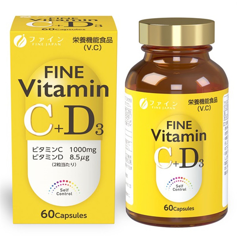 Витамин C 1000 mg + D3 – Имунитет и жизненост, 60 капсули