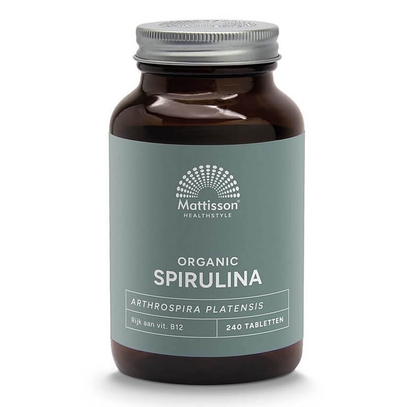 Клетъчна и имунна функция - Спирулина Organic, 500 mg х 240 таблетки