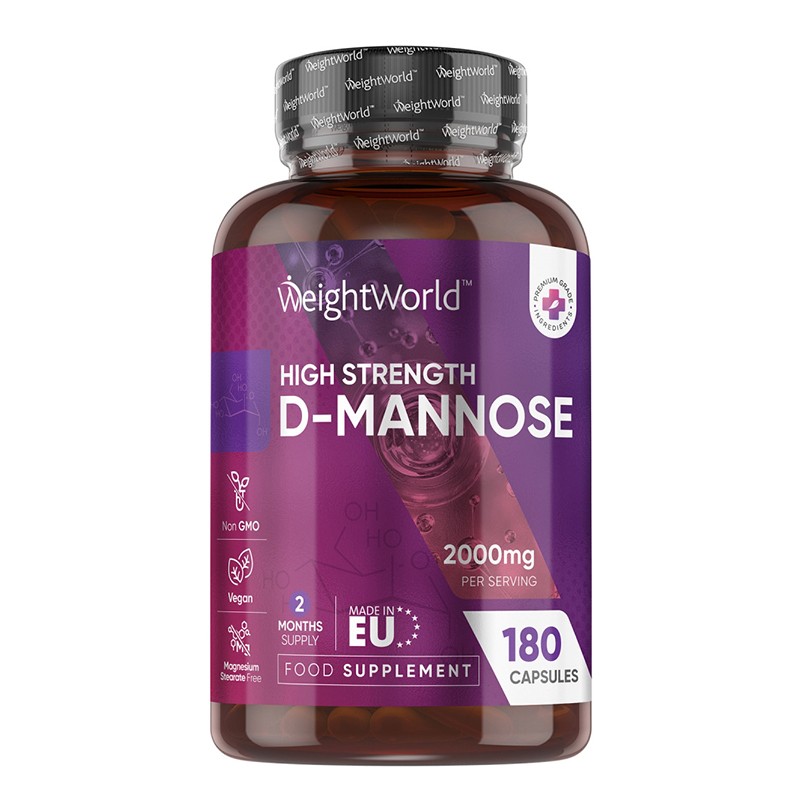 D-Маноза 666 mg – Здрав уринарен тракт, 180 капсули
