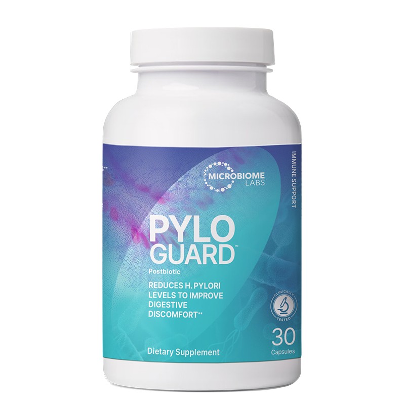Постбиотик Limosilactobacillus reuteri PyloGuard™ - Срещу хеликобактер пилори, язва, гастрит, киселини, 200 mg, 30 капсули