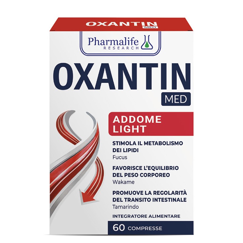 Алое вера + Тамаринд + Фукус – Метаболизъм и плосък корем, Oxantin Med Addome Light, 60 таблетки