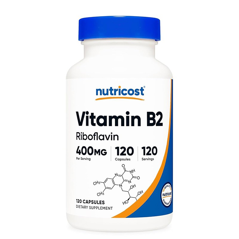 Витамин B2 (рибофлавин) – Енергия и метаболизъм, 400 mg, 120 капсули