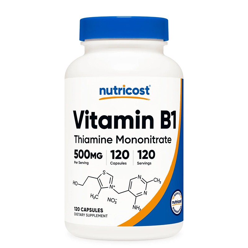 Витамин B1 – Нервна система и енергия, 500 mg, 120 капсули