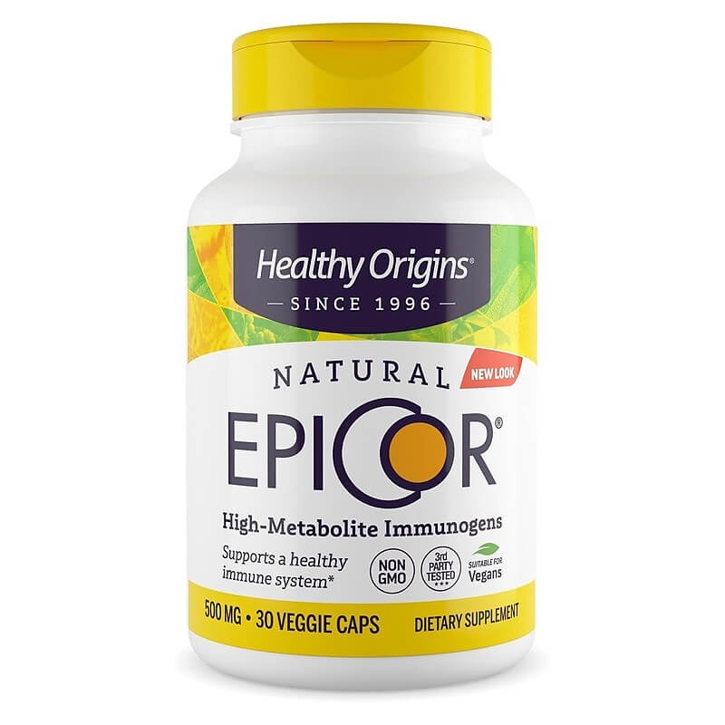 EpiCor® (Saccharomyces cerevisiae) - сушено-ферментирали дрожди – Имунитет и здравословна чревна флора, 500 mg, 30 капсули