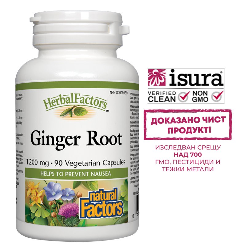 Ginger Root/ Джинджифил (корен) 450 mg х 90 капсули