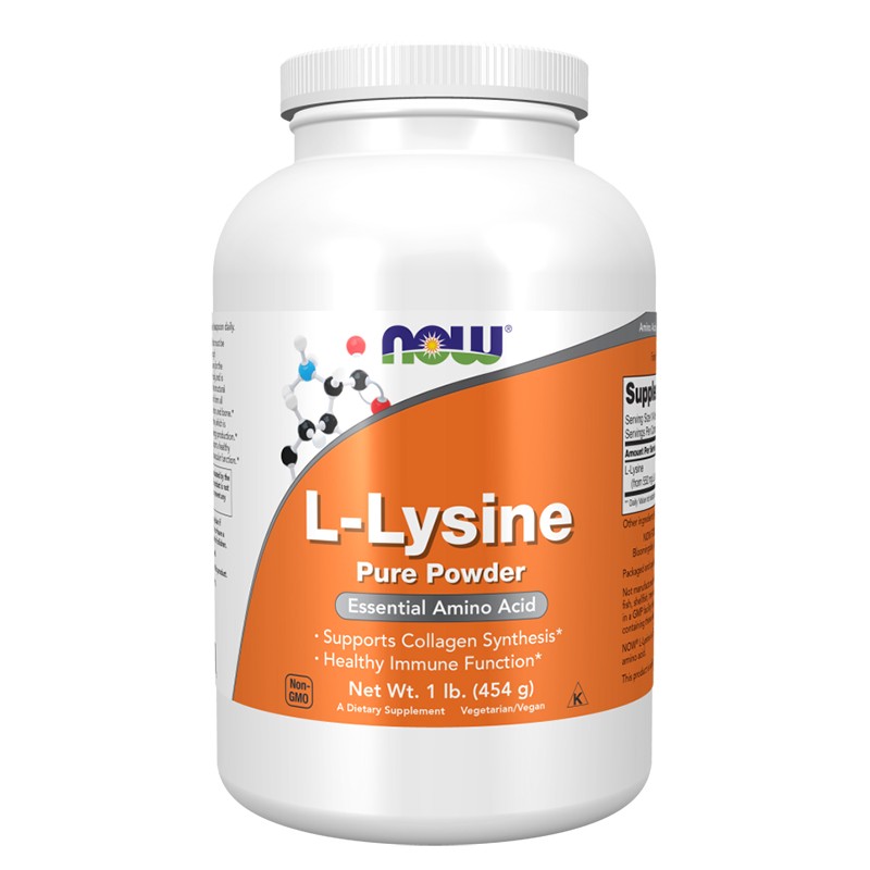 L-лизин – Имунна защита и подкрепа при херпес зостер, 435 mg, 454 g прах
