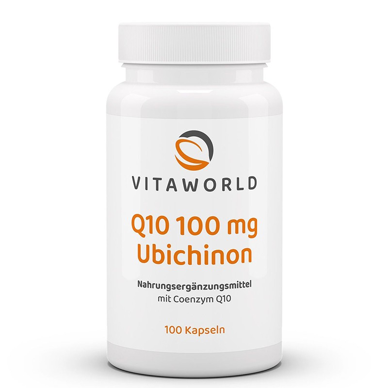 Коензим Q10 (убиквинон) – Енергия и сърдечна подкрепа, 100 mg, 100 капсули