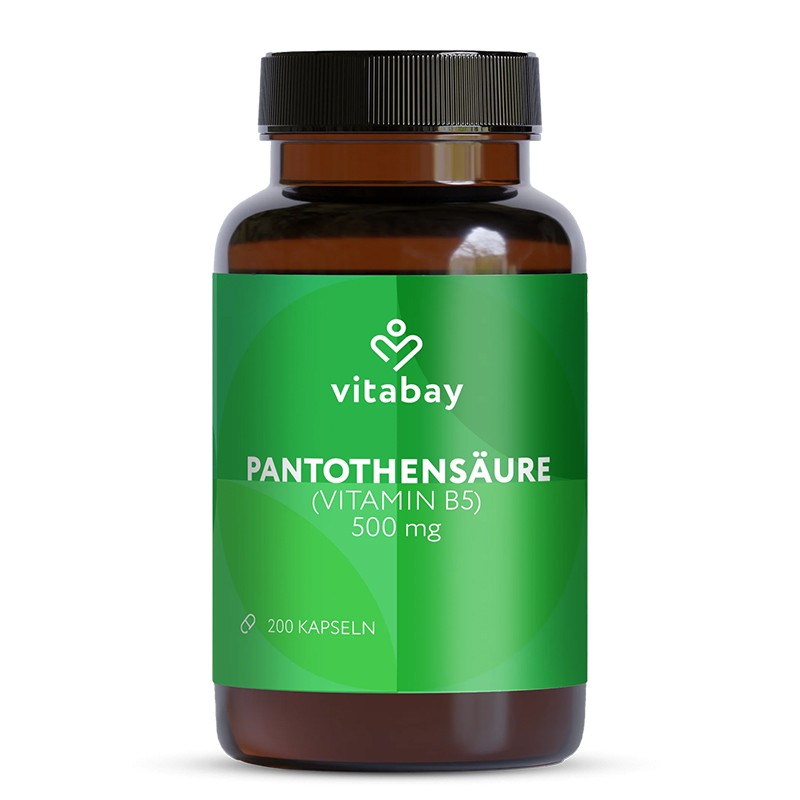 Пантотенова киселина – Енергия и метаболизъм, 500 mg, 200 капсули