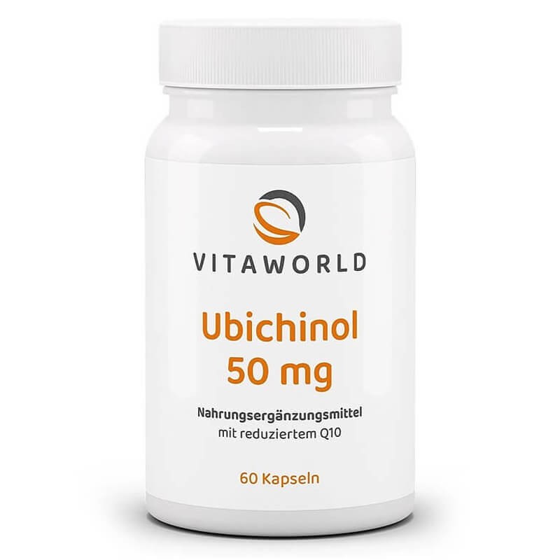 Здраво сърце и енергия - Коензим Q10 (убиквинол), 50 mg x 60 капсули