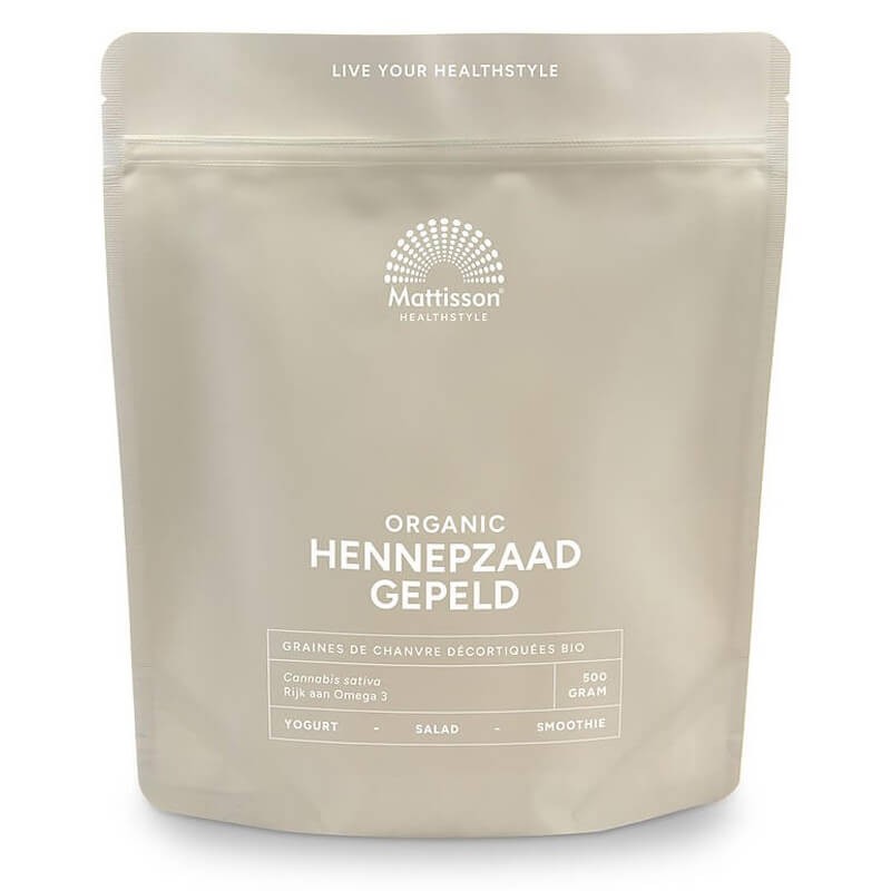 Конопени белени семена БИО, 500 g