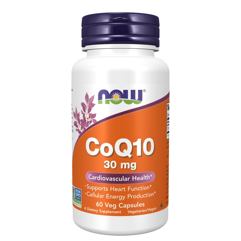 Коензим Q10 – Сърдечна енергия и антиоксидантна защита, 30 mg, 60 V капсули