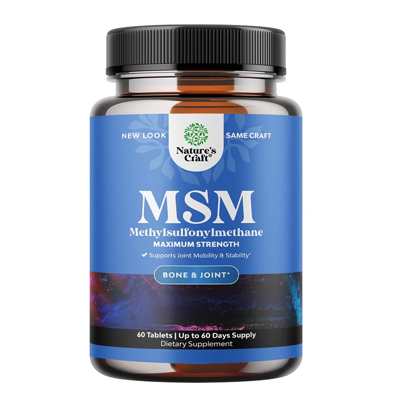 MSM – При болки и скованост в ставите, 1000 mg, 60 таблетки