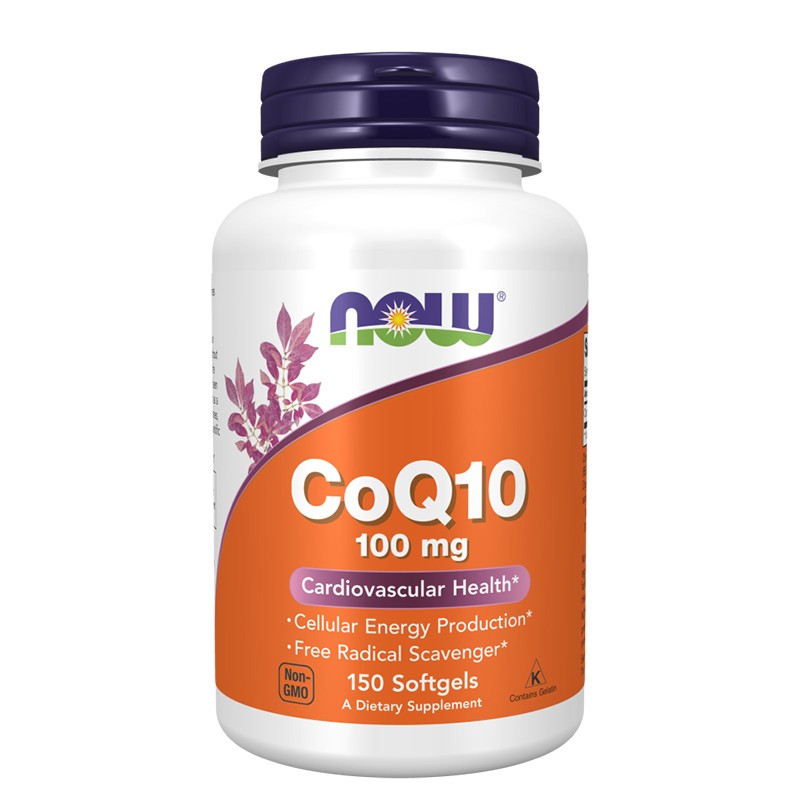 Коензим Q10 – Клетъчна енергия и подкрепа при високо кръвно, 100 mg, 150 софтгел капсули