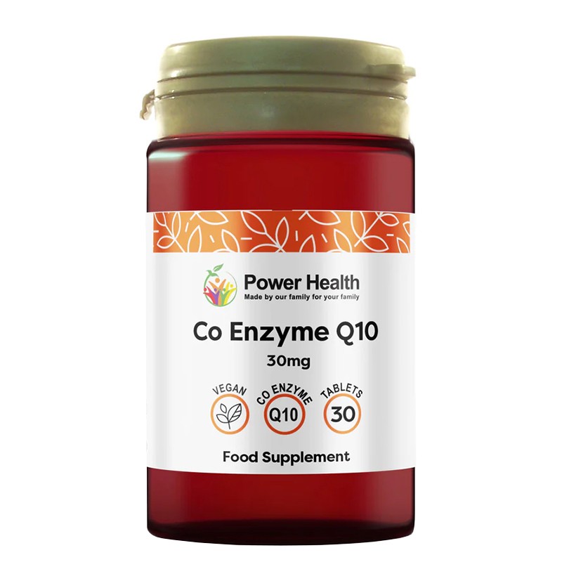 Коензим Q10 – Енергия за сърцето и клетките, 30 mg, 30 таблетки