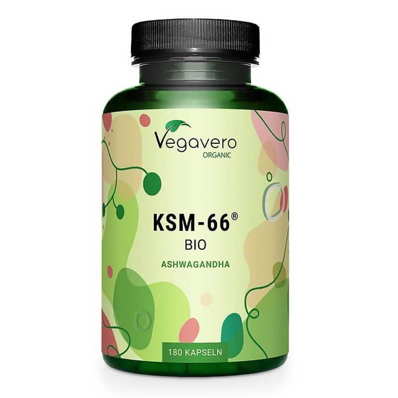 Нервна система - BIO KSM-66 Ашваганда + Цинк и Витамин С, 180 капсули