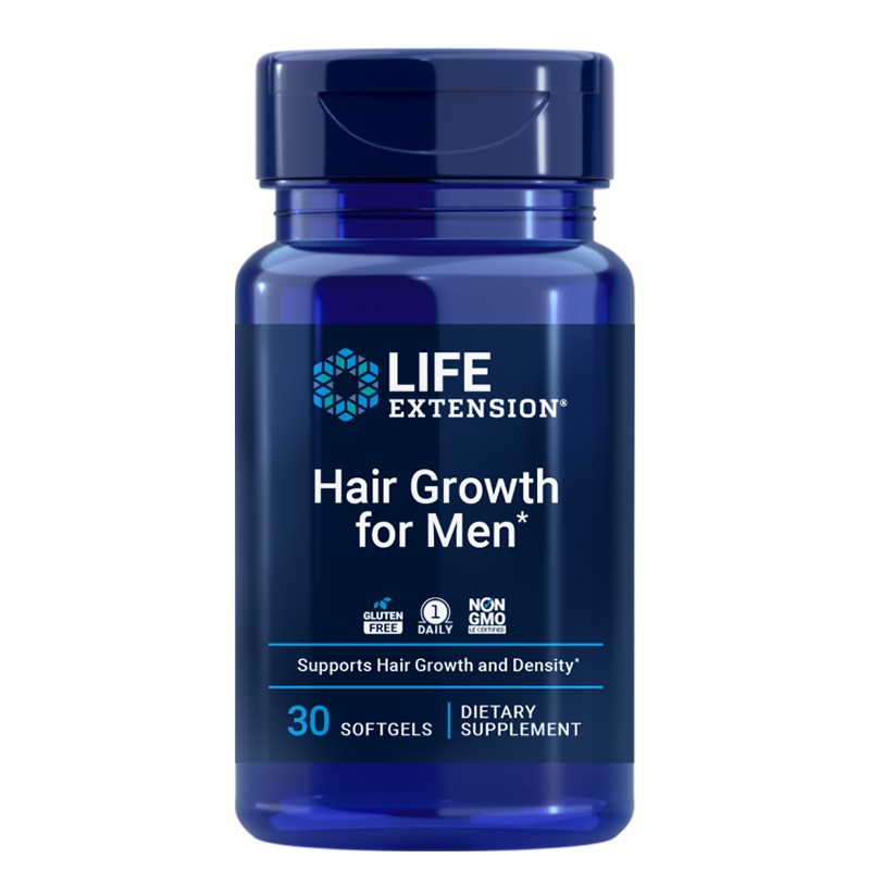 Hair Growth for Men – Косопад при мъже и растеж на косата, 30 софтгел капсули
