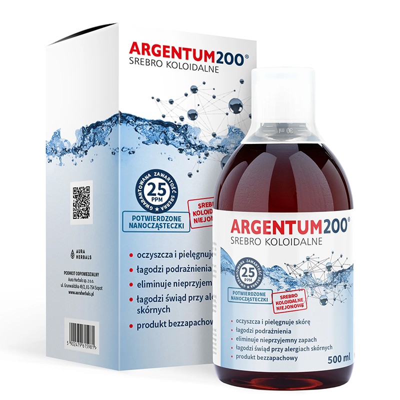 Колоидно сребро – Грижа за кожата, 25 ppm, 500 ml