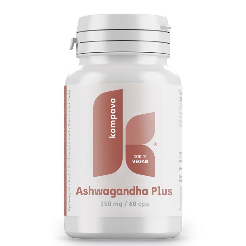 Ашваганда 348 mg + BioPerine® 2 mg – Спокойствие и нервна система, 60 капсули