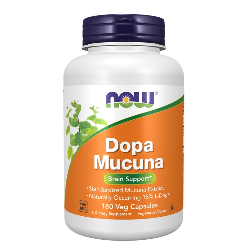 Мукуна 400 mg (L-Допа 60 mg) – Фокус, настроение и мозъчна функция, 180 веган капсули