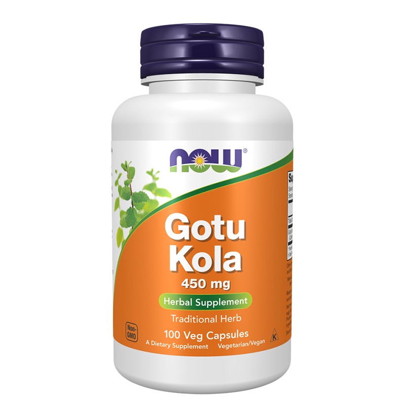 Готу Кола 450 mg – Кръвообращение и студени крайници, 100 веган капсули