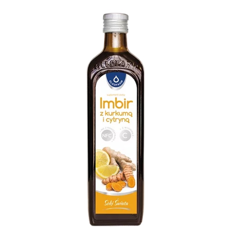 Джинджифил + Куркума и Лимон – Храносмилане и имунитет, 490 ml