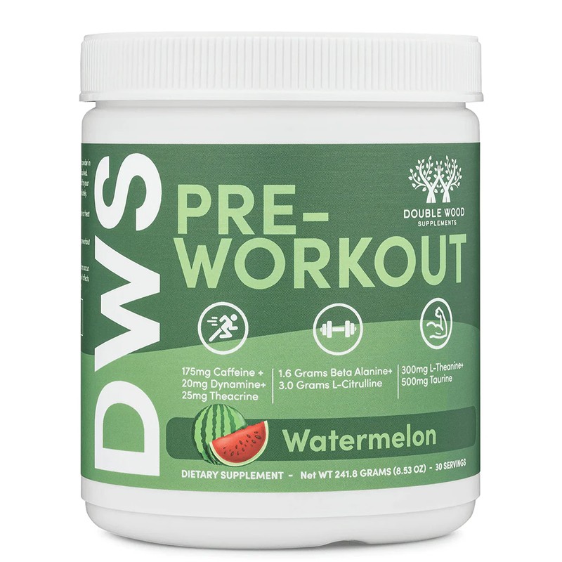 Pre-Workout L-Цитрулин + Бета аланин + Тирозин – Концентрация и издръжливост, диня, 241.8 g, 30 дози, прах