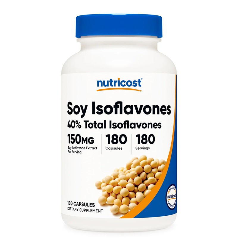Соя изофлавони – При менопауза и хормонални промени, 150 mg, 180 капсули