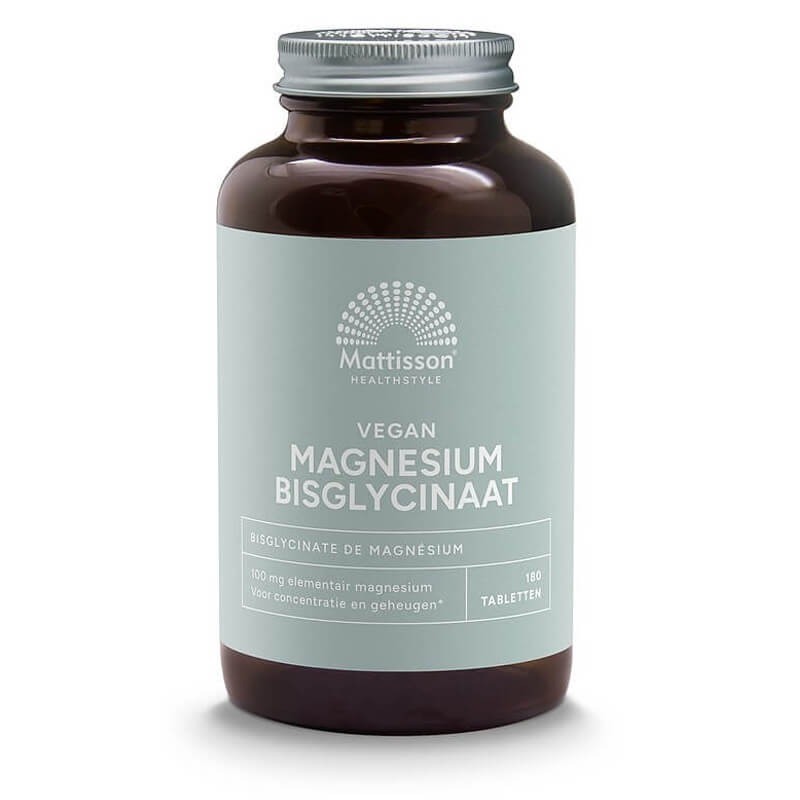 Магнезий (бисглицинат) 200 mg + Таурин 360 mg + Черен пипер – За мускули и сърдечна функция, 180 таблетки