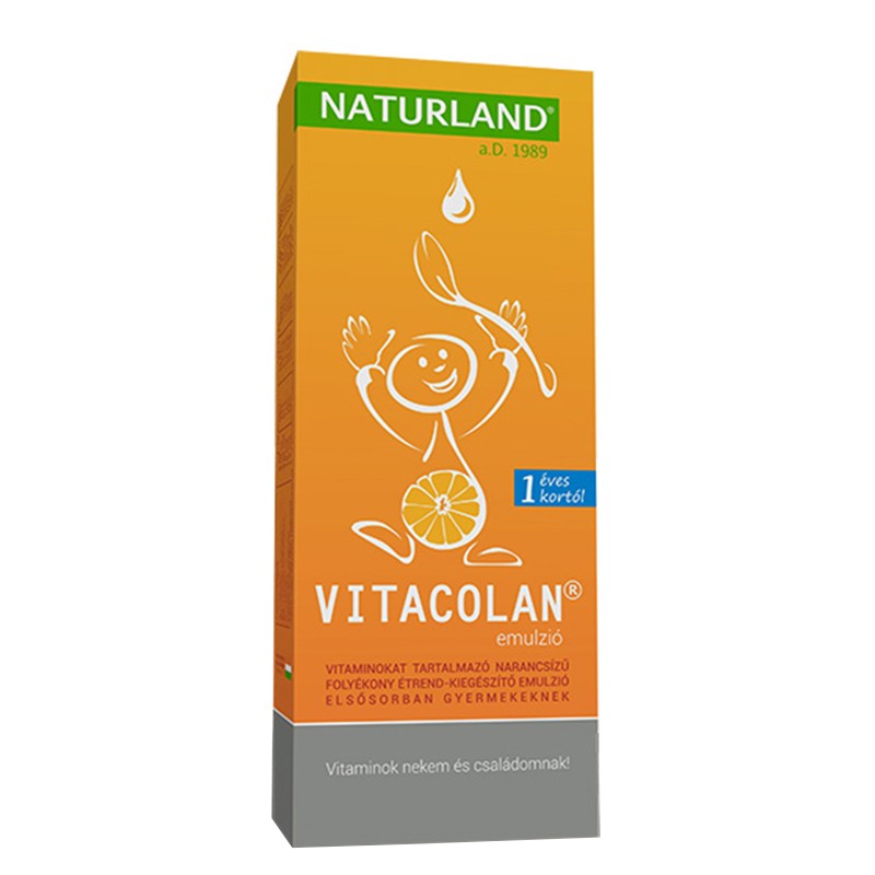 Vitacolan – Мултивитамини за деца над 1 година, 250 ml сироп с вкус на портокал
