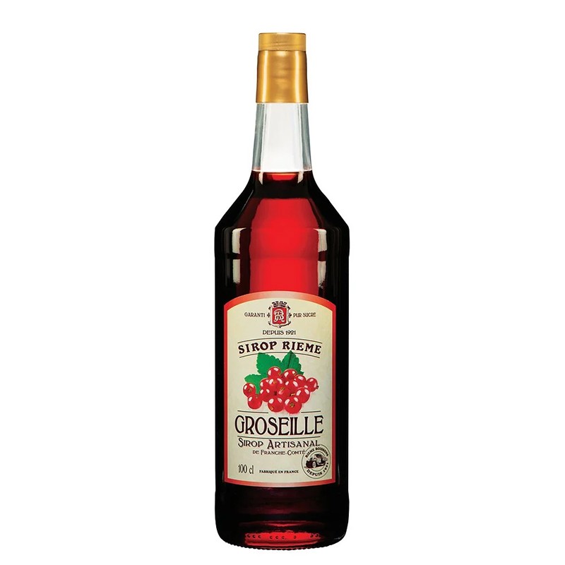 Сироп Червено Френско Грозде – За напитки и коктейли, 1000 ml