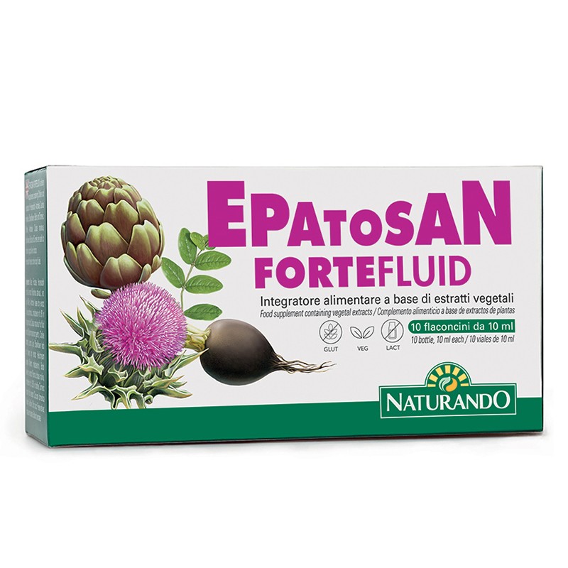 Epatosan Forte – Детоксикация на черния дроб и нормална жлъчна функция, 10 флакона х 10 ml
