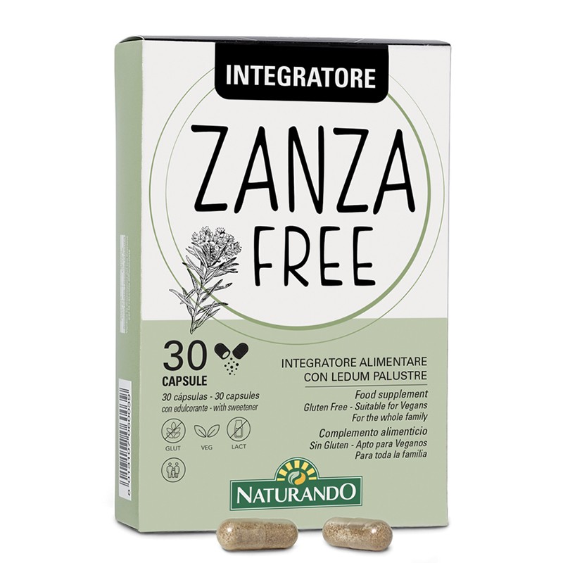 Zanza Free – Природна защита от комари, 30 капсули