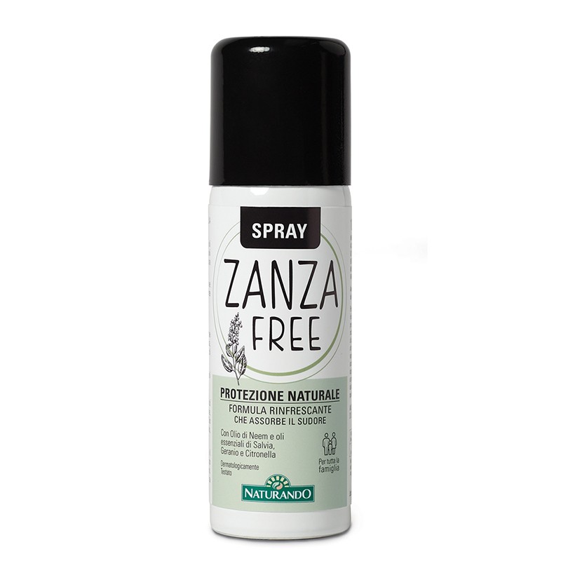 Zanza Free – Спрей против ухапвания от комари с нийм и цитронела, 100 ml