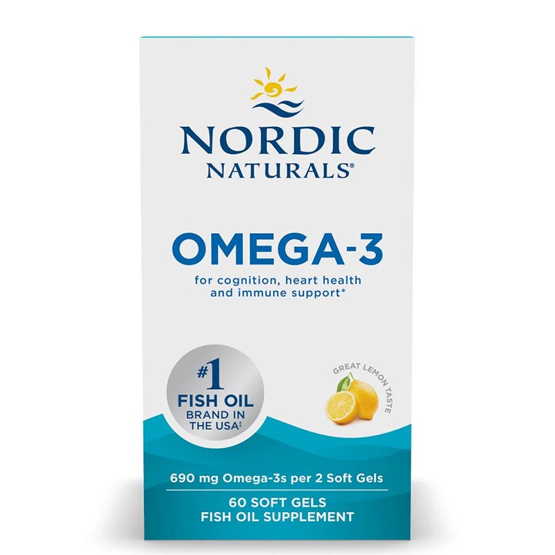 Омега-3 (EPA + DHA) – Холестерол, концентрация и настроение, 345 mg, 60 софтгел капсули
