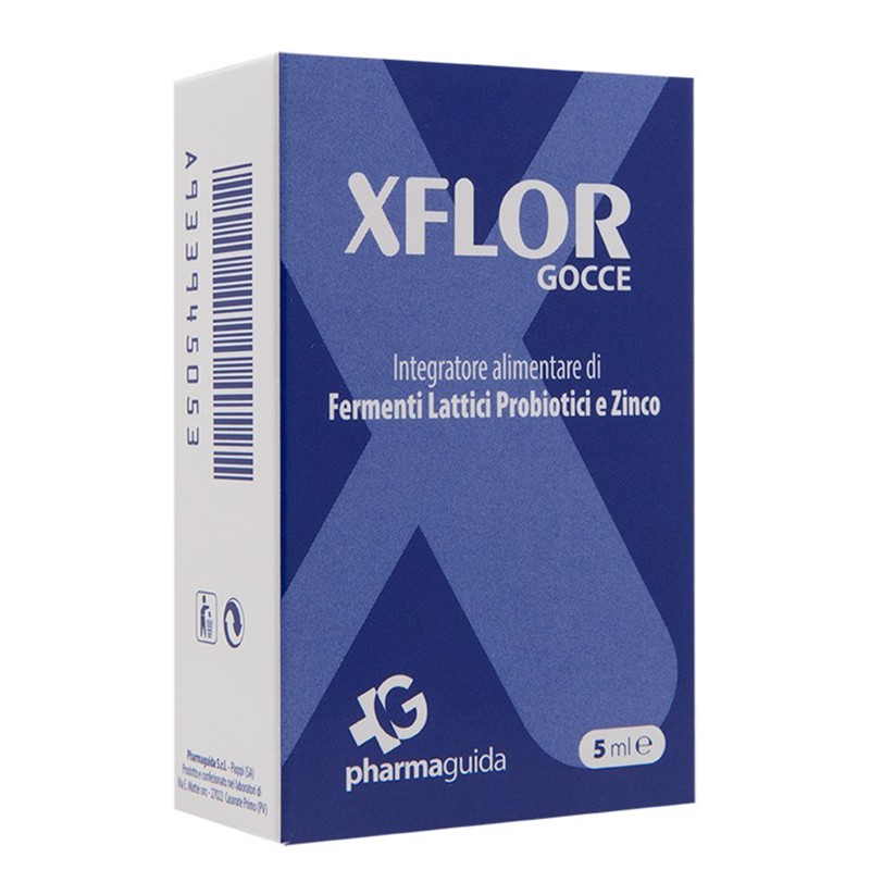 XFLOR Gocce – Пробиотици 2 млрд. с цинк за бебета и деца, 5 ml капки