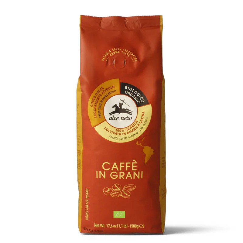 Кафе на зърна 100% Арабика, БИО, 500 g