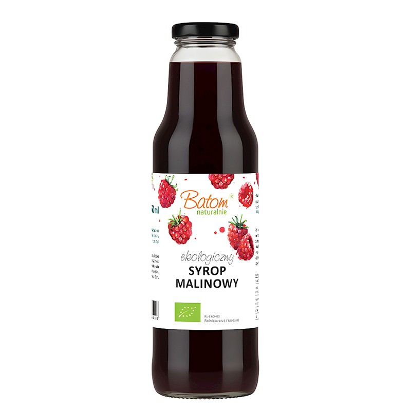 Малинов сироп (пастьоризиран), БИО, 750 ml