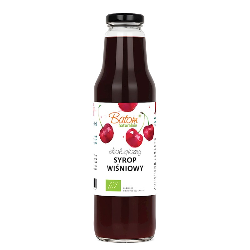 Сироп от вишни (пастьоризиран), БИО, 750 ml